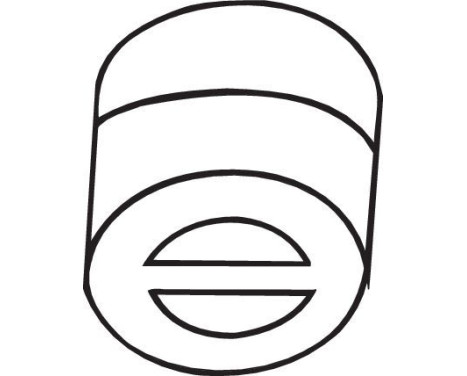 Rubber Strip, exhaust system, Image 2