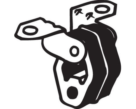 Rubber Strip, exhaust system, Image 2