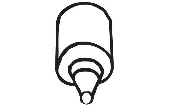 Rubber Strip, exhaust system, Image 2