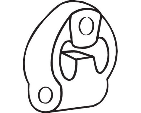 Rubber Strip, exhaust system, Image 2