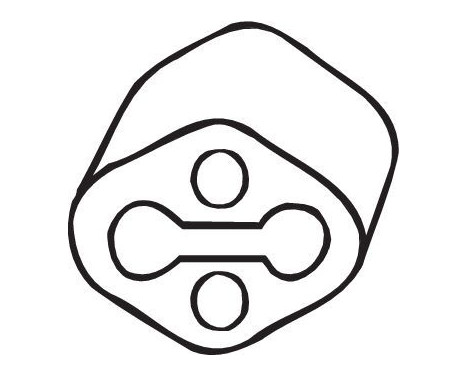 Rubber Strip, exhaust system, Image 3