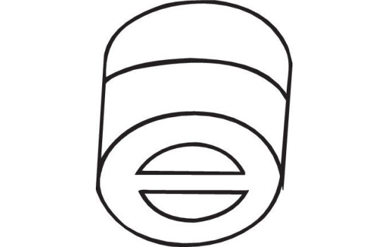 Rubber Strip, exhaust system, Image 2