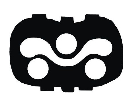 Rubber Strip, exhaust system, Image 2