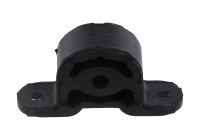 Rubber strip, exhaust system