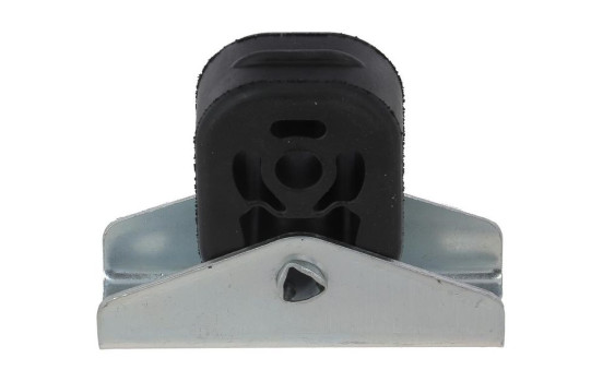 Rubber strip, exhaust system