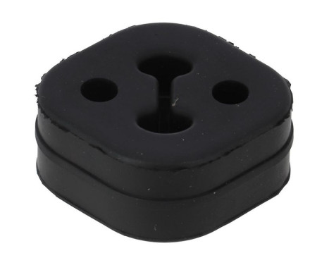 Rubber strip, exhaust system