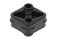 Rubber strip, exhaust system