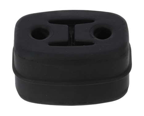 Rubber strip, exhaust system