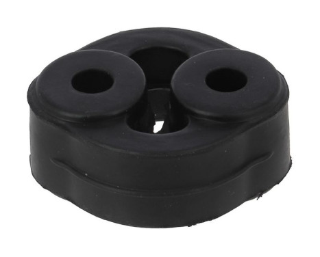 Rubber strip, exhaust system