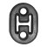 Rubber Strip, exhaust system, Thumbnail 2
