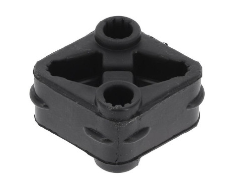 Rubber strip, exhaust system