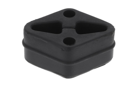 Rubber strip, exhaust system