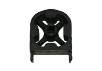 Rubber strip, exhaust system