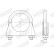Walker exhaust clamp 76MM, Thumbnail 5