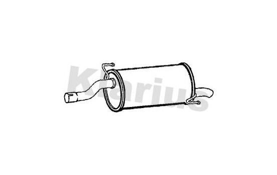End muffler