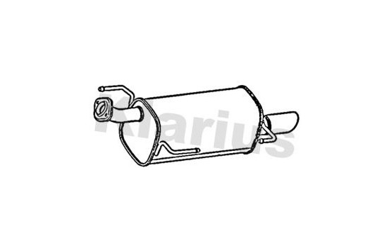 End muffler