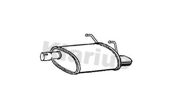 End muffler