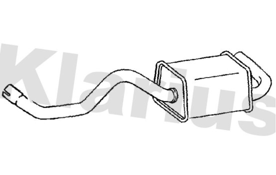 End muffler