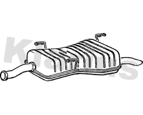 End muffler