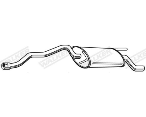 End silencer 23204 Walker