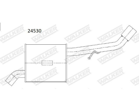 End silencer 24530 Walker, Image 2