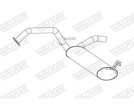 End silencer 25285 Walker, Image 2