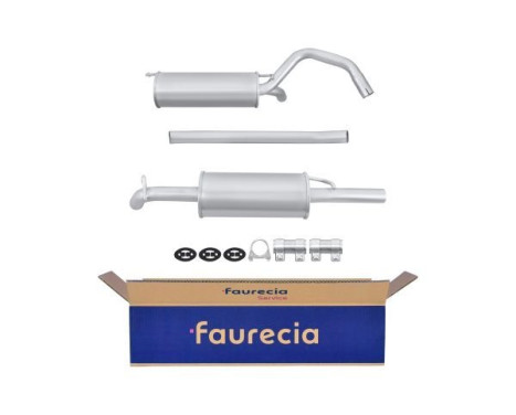 End silencer - Easy2Fit Kit - Set with mounting parts