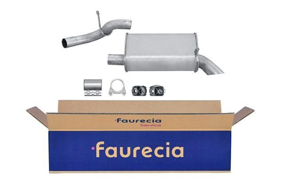 End silencer - Easy2Fit Kit - Set with mounting parts