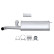 End silencer - Easy2Fit Kit - Set with mounting parts, Thumbnail 2