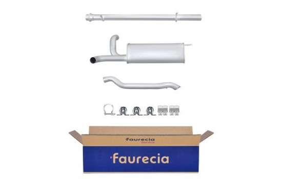 End silencer - Easy2Fit Kit - Set with mounting parts