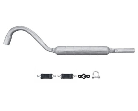 End silencer - Easy2Fit Kit - Set with mounting parts, Image 2