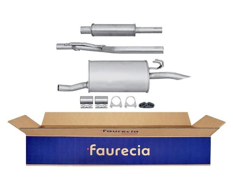 End silencer - Easy2Fit Kit - Set with mounting parts