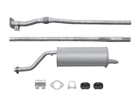 End silencer - Easy2Fit Kit - Set with mounting parts, Image 2