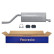 End silencer - Easy2Fit Kit - Set with mounting parts
