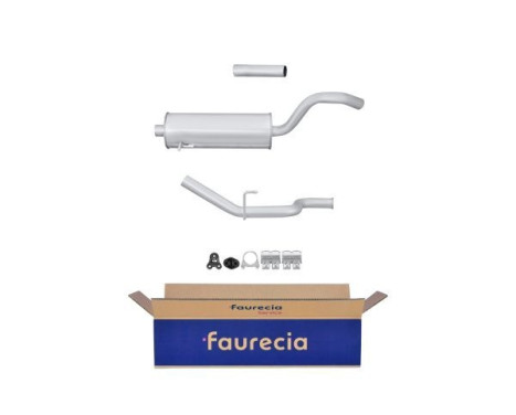 End silencer - Easy2Fit Kit - Set with mounting parts