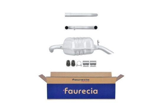 End silencer - Easy2Fit Kit - Set with mounting parts