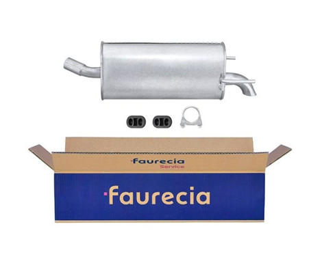 End silencer - Easy2Fit Kit - Set with mounting parts