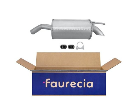 End silencer - Easy2Fit Kit - Set with mounting parts