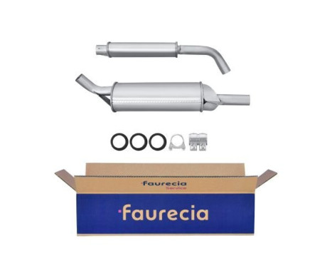 End silencer - Easy2Fit Kit - Set with mounting parts