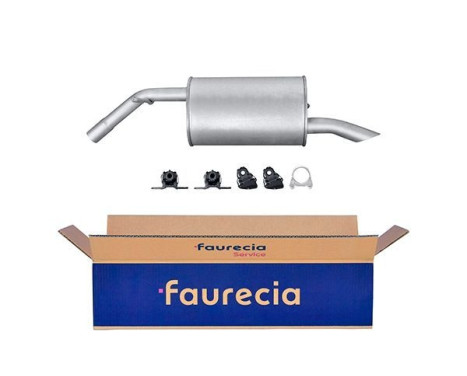 End silencer - Easy2Fit Kit - Set with mounting parts