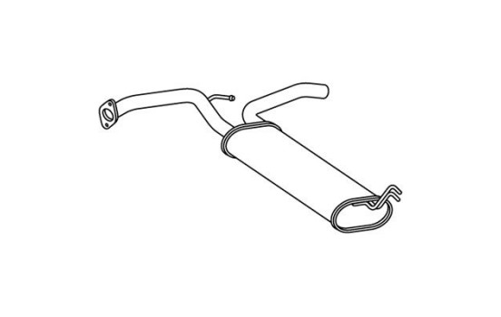 End silencer - Easy2Fit Kit - Set with mounting parts