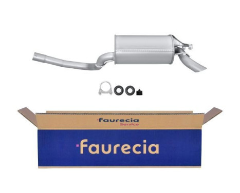 End silencer - Easy2Fit Kit - Set with mounting parts