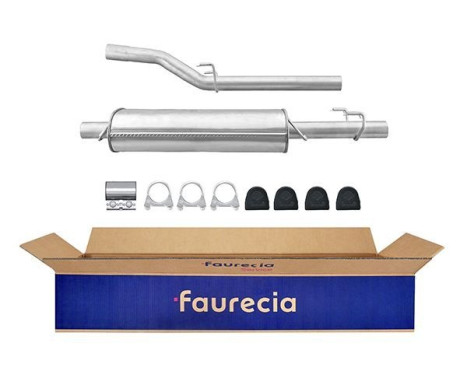 End silencer - Easy2Fit Kit - Set with mounting parts