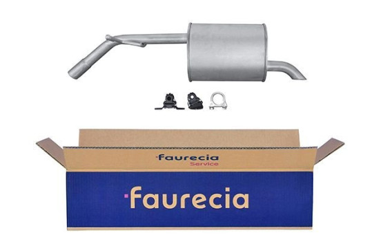 End silencer - Easy2Fit Kit - Set with mounting parts