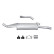 End silencer - Easy2Fit Kit - Set with mounting parts, Thumbnail 2