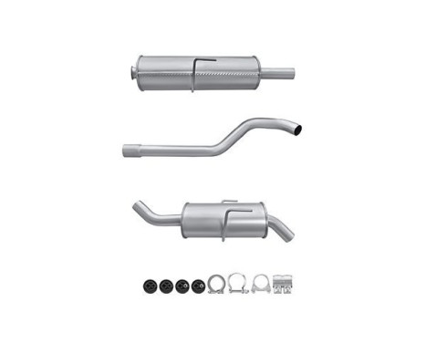 End silencer - Easy2Fit Kit - Set with mounting parts, Image 2
