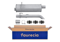 End silencer - Easy2Fit Kit - Set with mounting parts