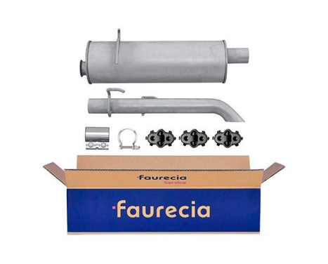 End silencer - Easy2Fit Kit - Set with mounting parts