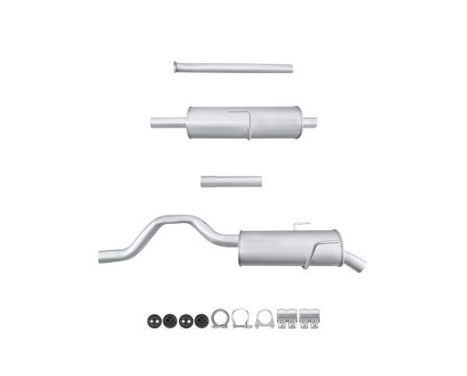 End silencer - Easy2Fit Kit - Set with mounting parts, Image 2