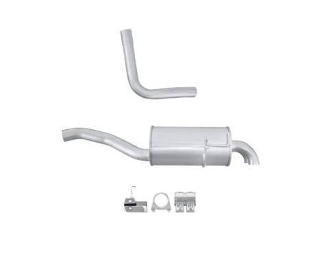 End silencer - Easy2Fit Kit - Set with mounting parts, Image 2